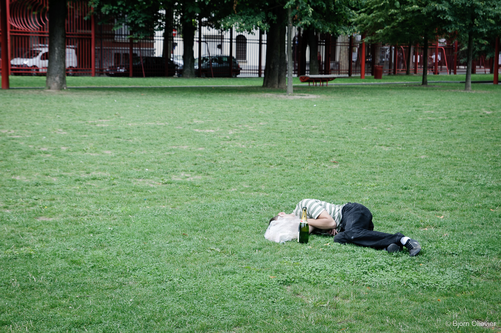 Down and out