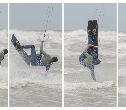 Kitesurfing